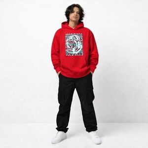 Billionaire Boys Club Red Astronaut Graphic Hoodie XL
